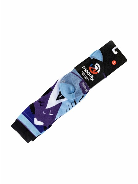 Meatfly Meatfly sNB & SKI zokni Leeway Purple Mountains