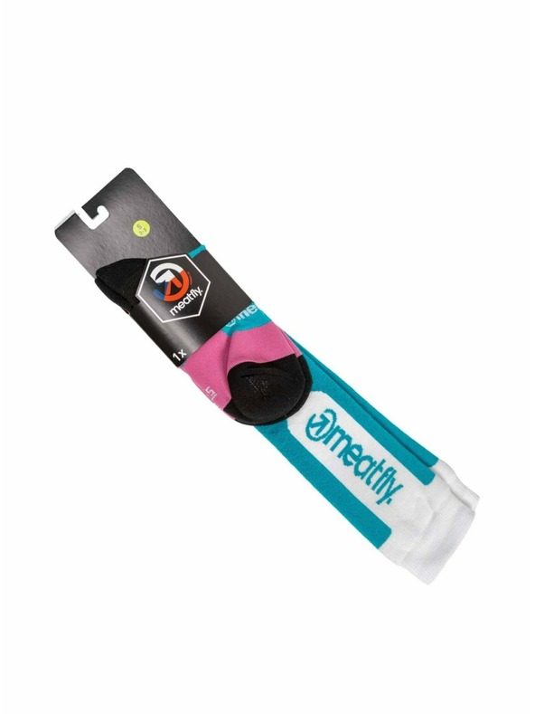 Meatfly Meatfly sNB & SKI zokni Leeway Turquoise