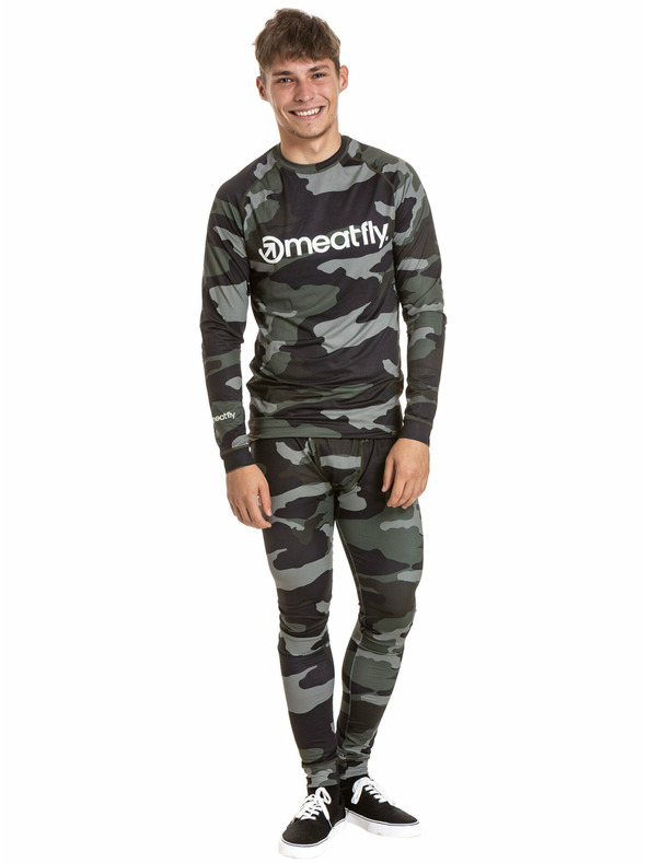 Meatfly Meatfly férfi termo póló Avery Woodland