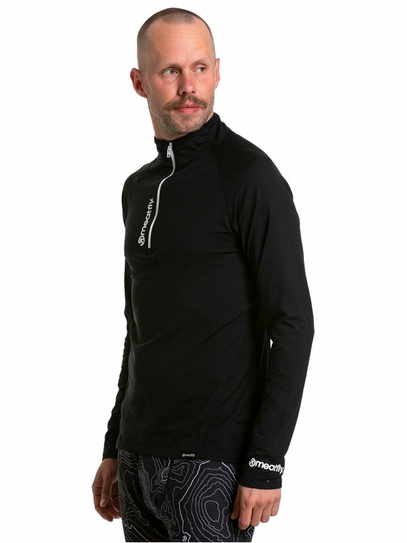 Meatfly Meatfly férfi termo póló Ethan Black