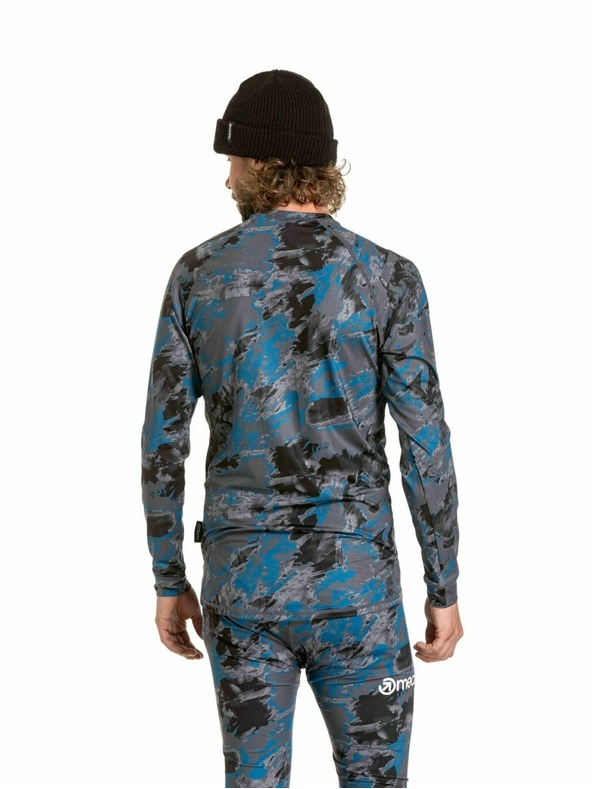 Meatfly Meatfly férfi termo póló Avery Mossy Petrol