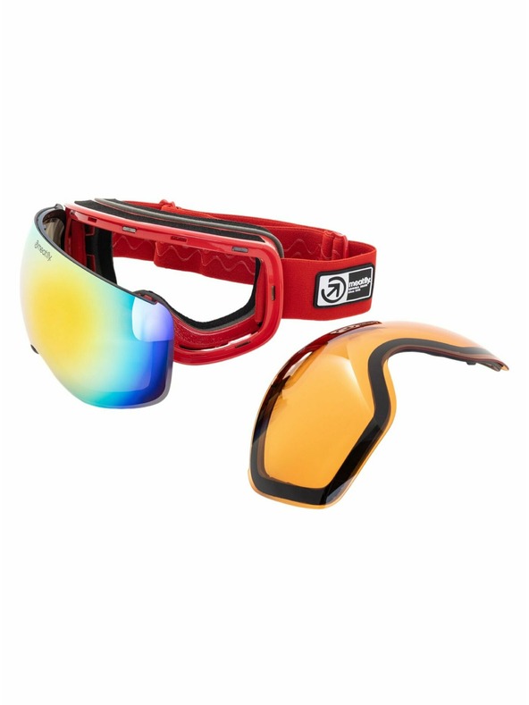 Meatfly Meatfly sNB & SKI szemüveg Ekko XL Ferrari Red