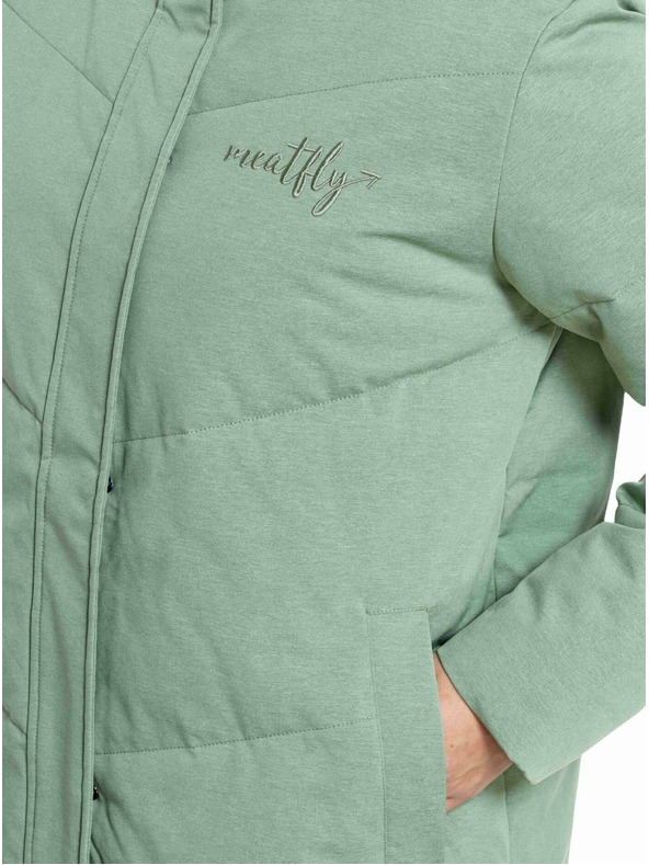 Meatfly Meatfly női téli kabát Chloe Green Tea