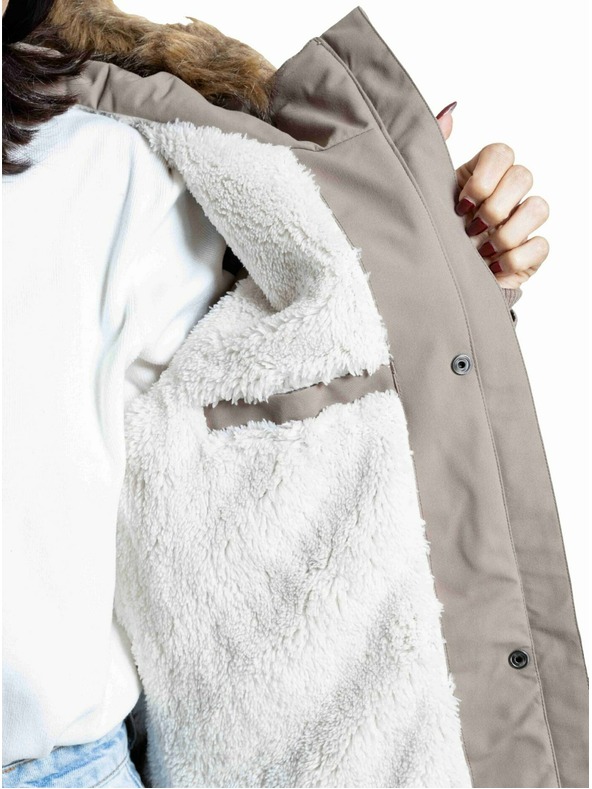 Meatfly Meatfly női parka Amber Stucco