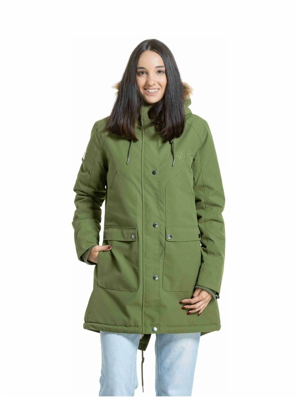 Meatfly Meatfly női parka Amber Olive Branch