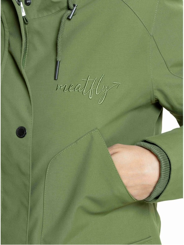 Meatfly Meatfly női parka Amber Olive Branch