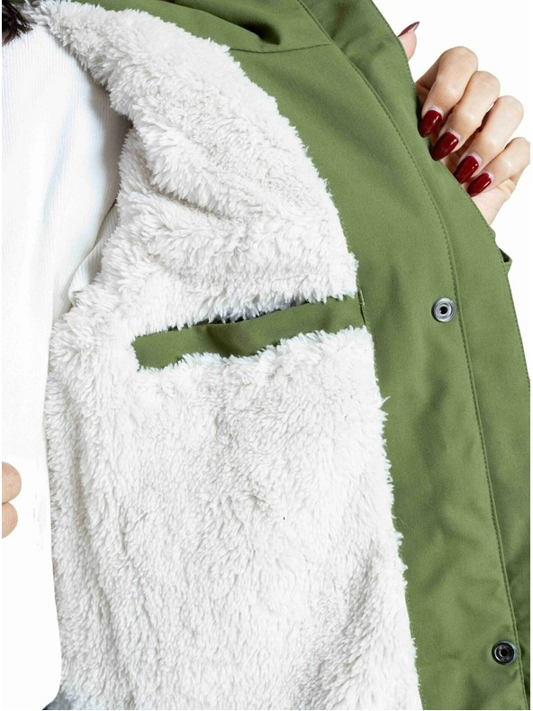 Meatfly Meatfly női parka Amber Olive Branch