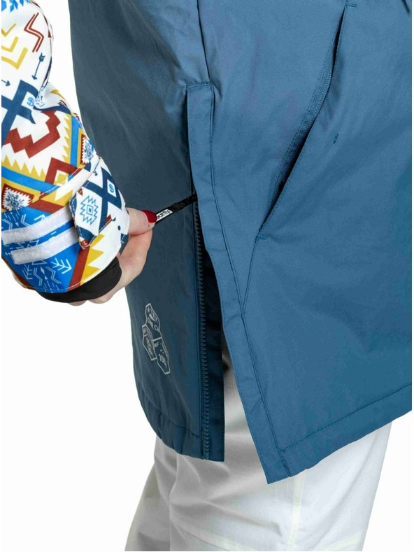 Meatfly Meatfly női SNB & SKI kabát Aiko White Jones / Slate Blue