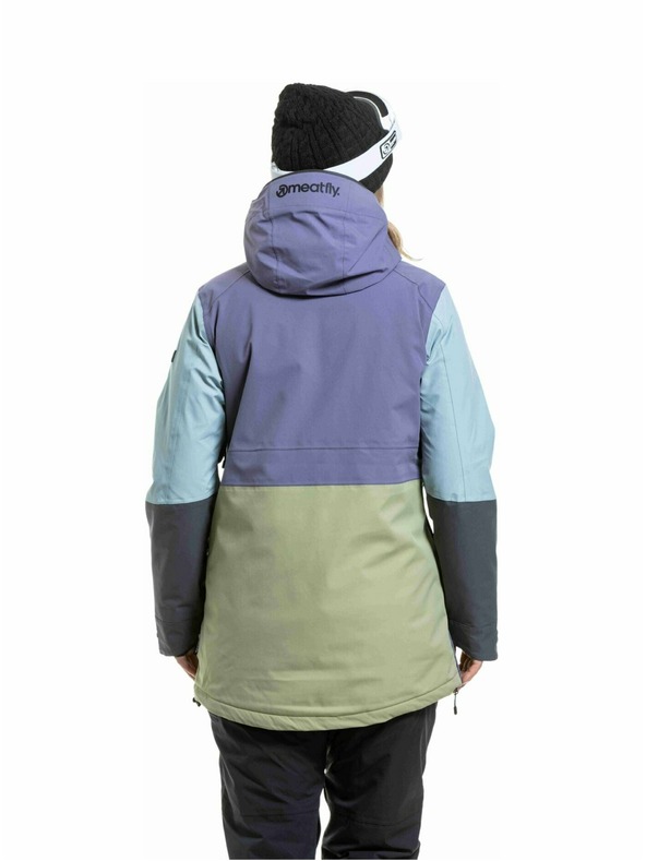 Meatfly Meatfly női SNB & SKI kabát Aiko Olive Light / Purple Light