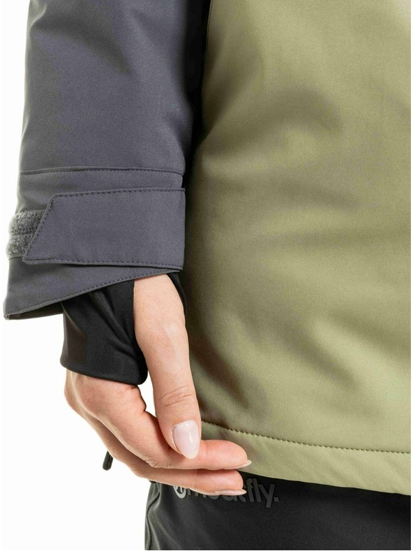 Meatfly Meatfly női SNB & SKI kabát Aiko Olive Light / Purple Light