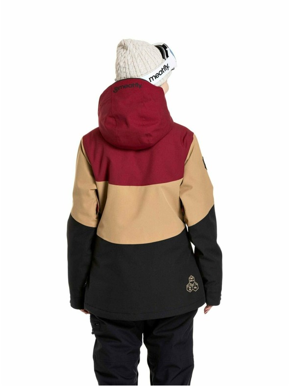 Meatfly Meatfly női SNB & SKI kabát Kirsten Beet Red / Black