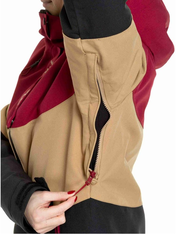 Meatfly Meatfly női SNB & SKI kabát Kirsten Beet Red / Black