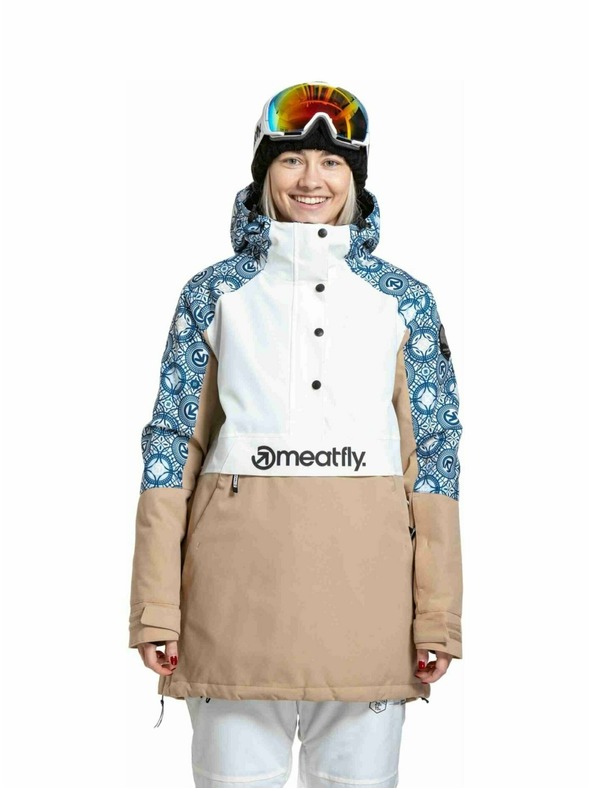 Meatfly Meatfly női SNB & SKI kabát Aiko Mosaic / Latte