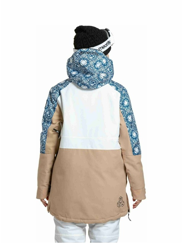 Meatfly Meatfly női SNB & SKI kabát Aiko Mosaic / Latte