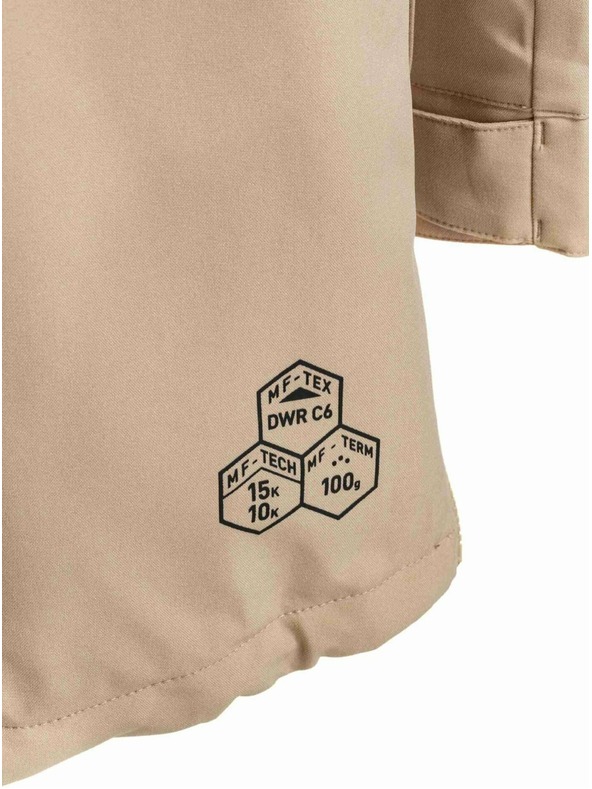 Meatfly Meatfly női SNB & SKI kabát Aiko Mosaic / Latte