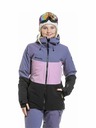 Meatfly Meatfly női SNB & SKI kabát Kirsten Black / Purple Light