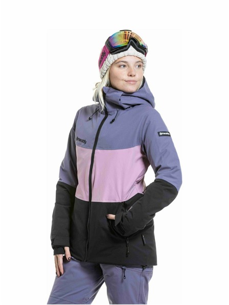 Meatfly Meatfly női SNB & SKI kabát Kirsten Black / Purple Light