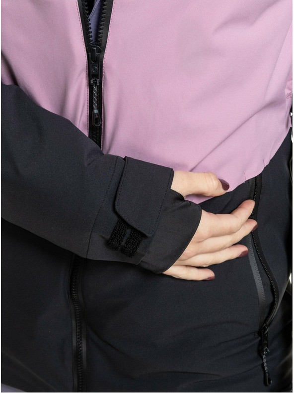 Meatfly Meatfly női SNB & SKI kabát Kirsten Black / Purple Light
