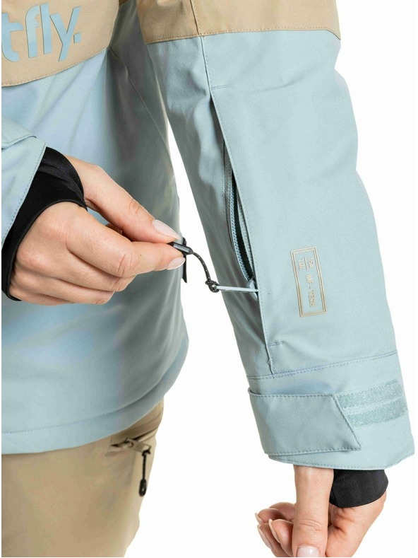 Meatfly Meatfly női SNB & SKI kabát Aiko Cloud / Safari