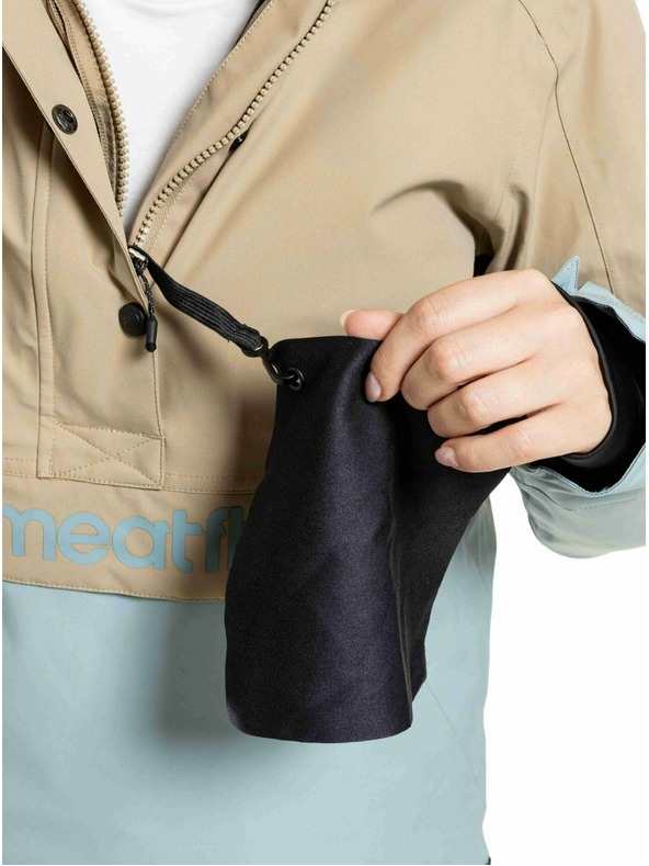 Meatfly Meatfly női SNB & SKI kabát Aiko Cloud / Safari