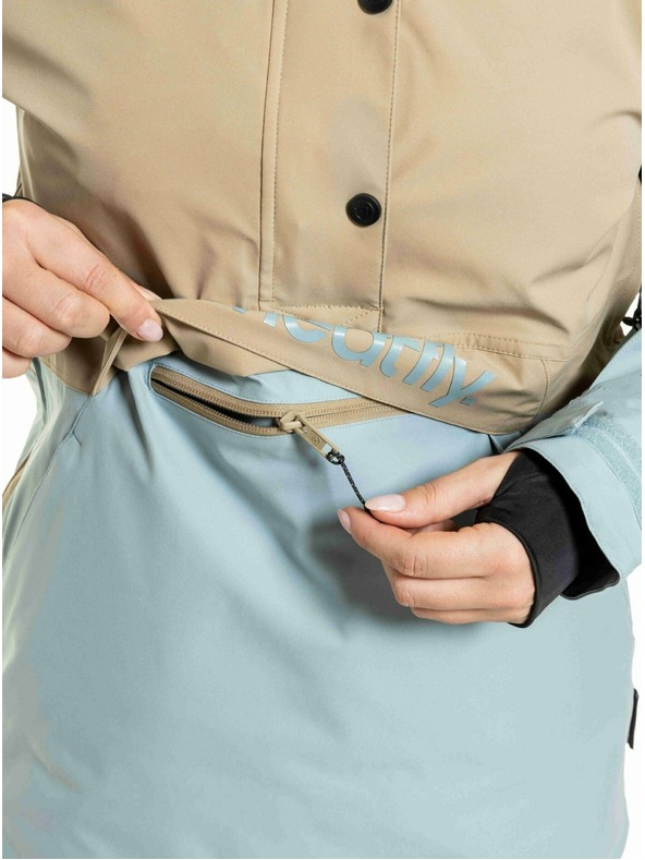 Meatfly Meatfly női SNB & SKI kabát Aiko Cloud / Safari