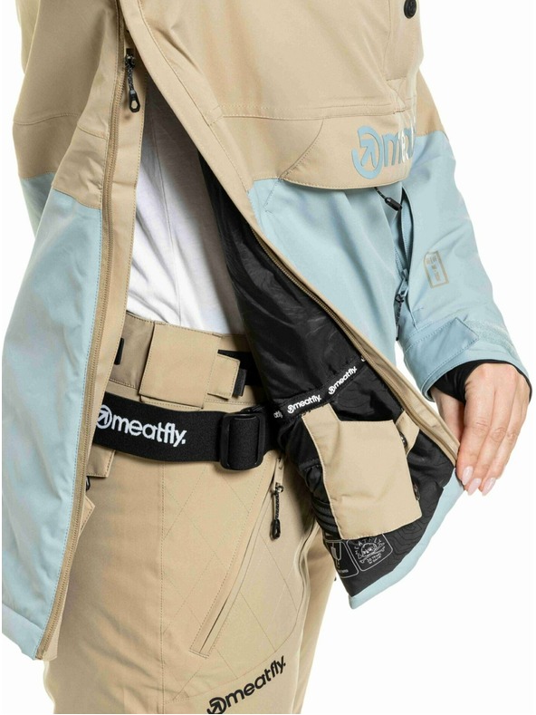 Meatfly Meatfly női SNB & SKI kabát Aiko Cloud / Safari