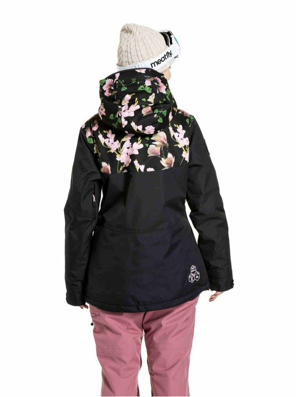 Meatfly Meatfly női SNB & SKI kabát Kirsten Magnolia / Black