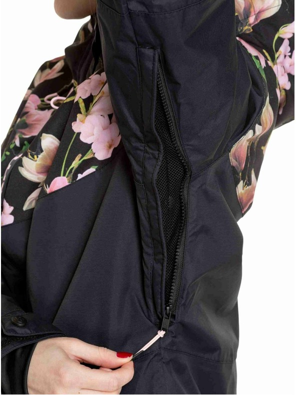 Meatfly Meatfly női SNB & SKI kabát Kirsten Magnolia / Black