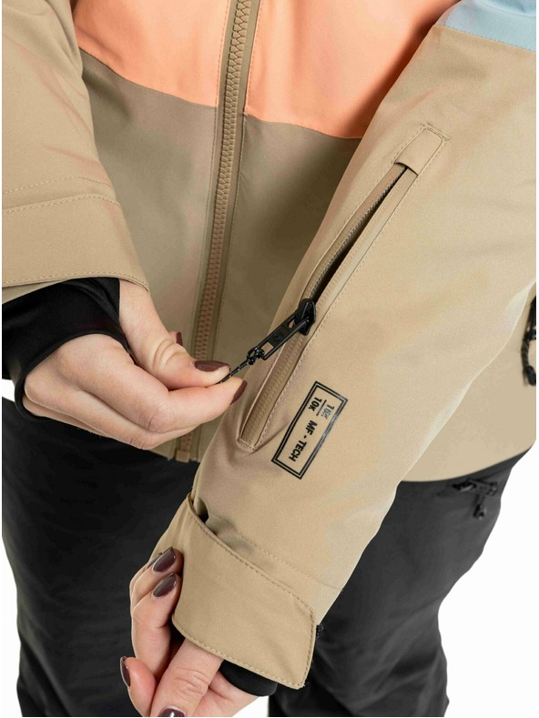 Meatfly Meatfly női SNB & SKI kabát Kirsten Safari / Cloud