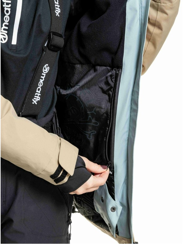 Meatfly Meatfly női SNB & SKI kabát Kirsten Safari / Cloud