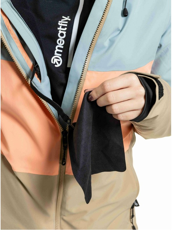 Meatfly Meatfly női SNB & SKI kabát Kirsten Safari / Cloud