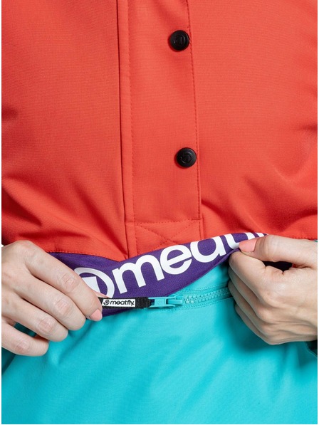 Meatfly Meatfly női SNB & SKI kabát Aiko Turquoise/Ferrari Red