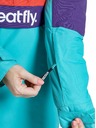 Meatfly Meatfly női SNB & SKI kabát Aiko Turquoise/Ferrari Red