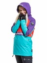 Meatfly Meatfly női SNB & SKI kabát Aiko Turquoise/Ferrari Red