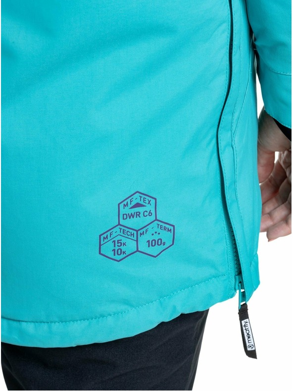 Meatfly Meatfly női SNB & SKI kabát Aiko Turquoise/Ferrari Red