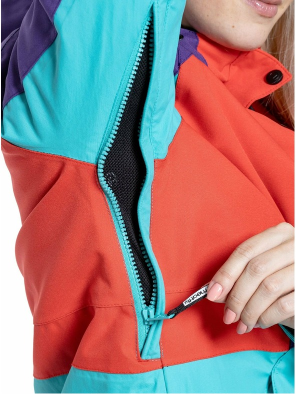 Meatfly Meatfly női SNB & SKI kabát Aiko Turquoise/Ferrari Red