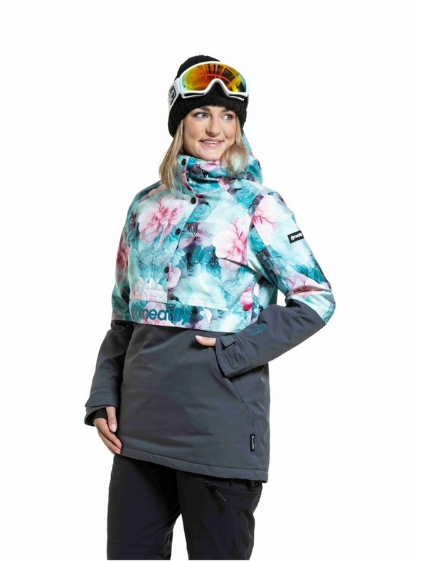 Meatfly Meatfly női SNB & SKI kabát Aiko Pink Flowers