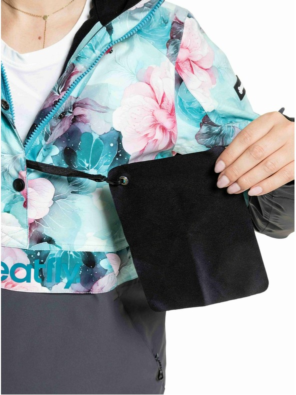 Meatfly Meatfly női SNB & SKI kabát Aiko Pink Flowers
