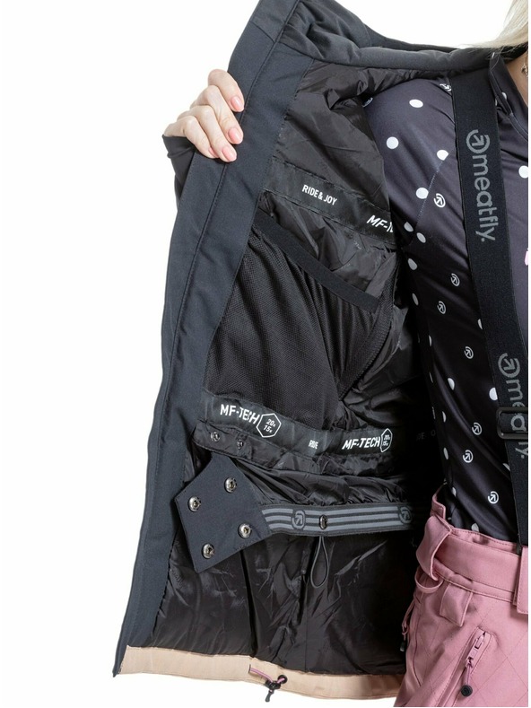 Meatfly Meatfly női SNB & SKI kabát Gaia Beet Red