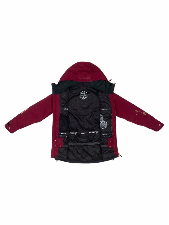 Meatfly Meatfly női SNB & SKI kabát Gaia Beet Red