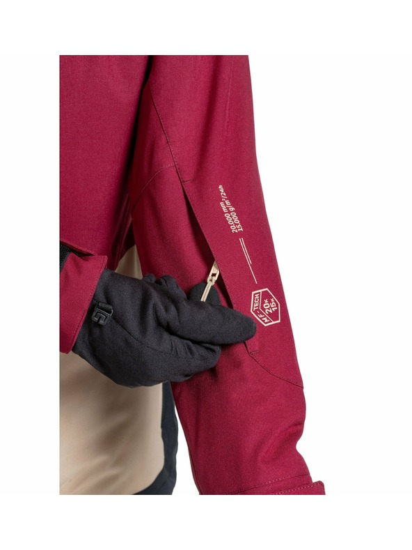 Meatfly Meatfly női SNB & SKI kabát Gaia Beet Red