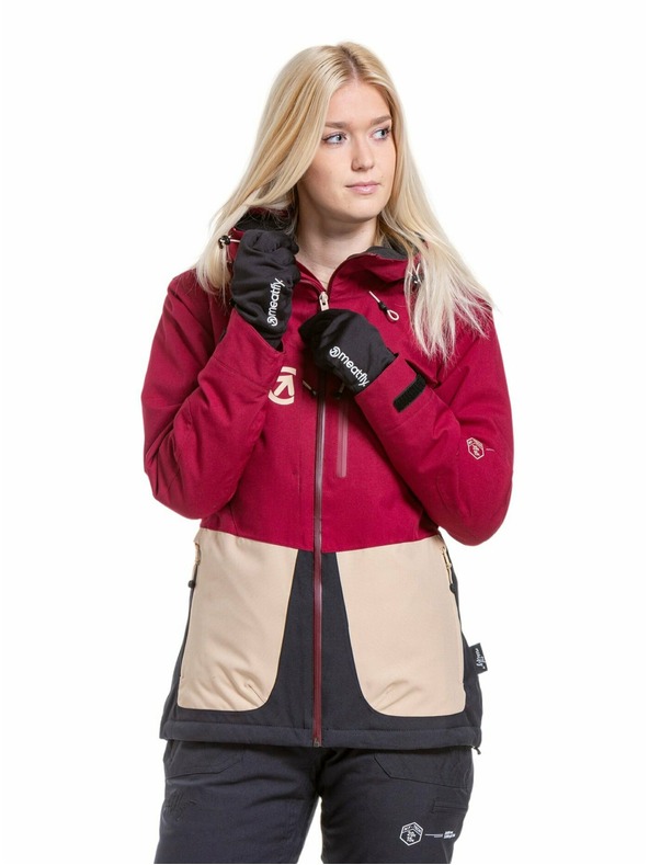 Meatfly Meatfly női SNB & SKI kabát Gaia Beet Red