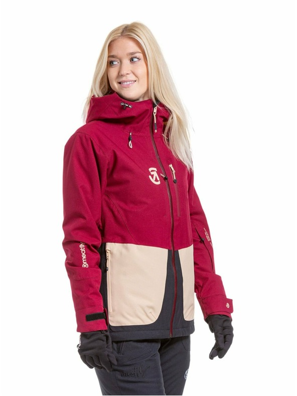Meatfly Meatfly női SNB & SKI kabát Gaia Beet Red