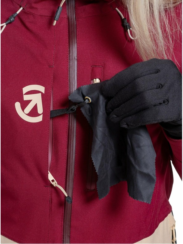 Meatfly Meatfly női SNB & SKI kabát Gaia Beet Red
