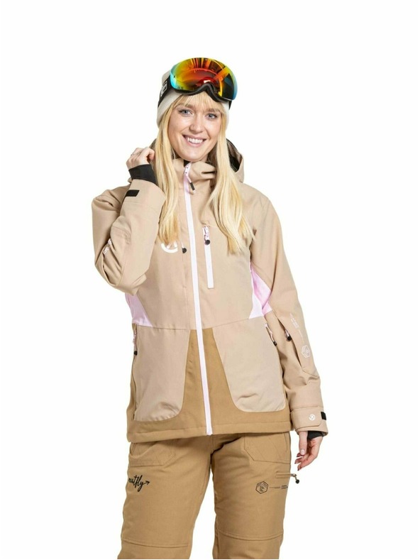 Meatfly Meatfly női SNB & SKI kabát Gaia Latte