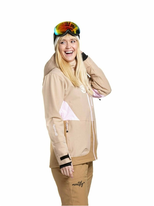 Meatfly Meatfly női SNB & SKI kabát Gaia Latte