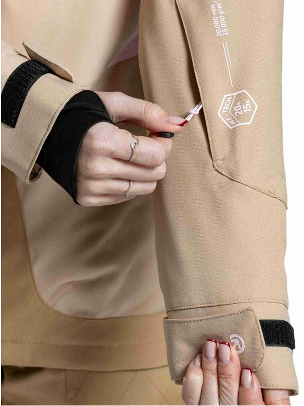 Meatfly Meatfly női SNB & SKI kabát Gaia Latte