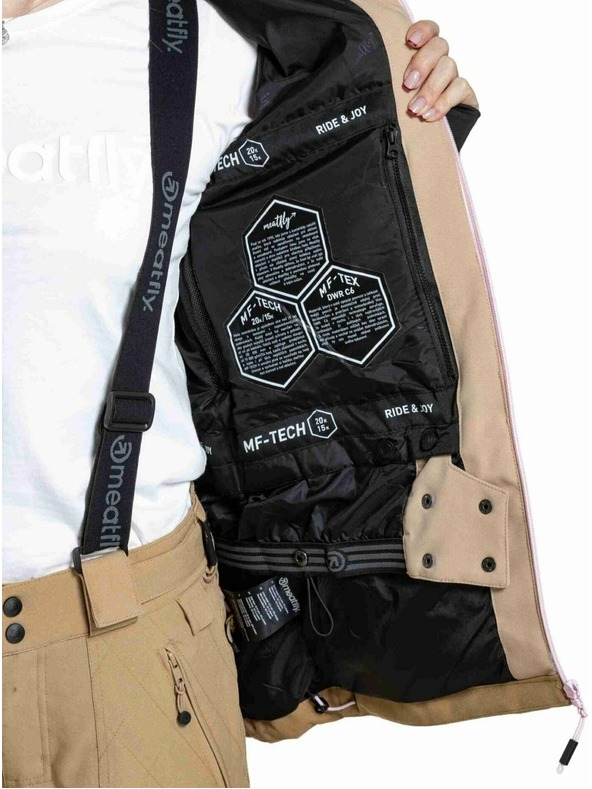 Meatfly Meatfly női SNB & SKI kabát Gaia Latte