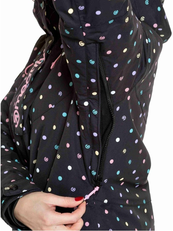 Meatfly Meatfly női SNB & SKI kabát Kirsten Dusty Color Dots