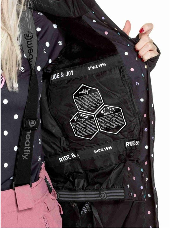 Meatfly Meatfly női SNB & SKI kabát Kirsten Dusty Color Dots
